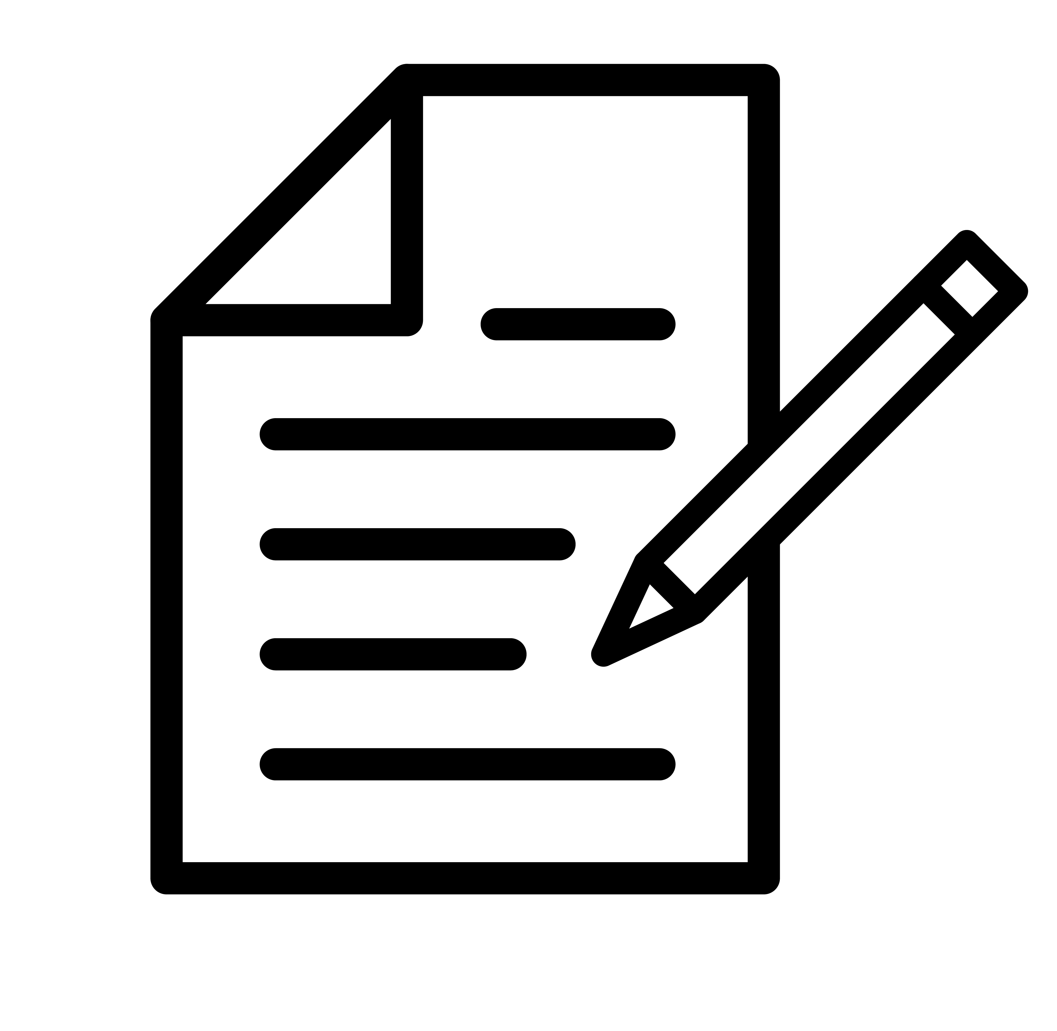 Document with pen icon